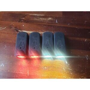 Skateboard Shred Lights with Mounts 2x White And 2x Red